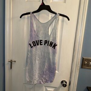 PINK Victoria's Secret Love Pink Tank Top - Light Purple
